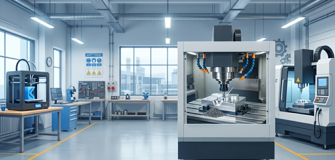 3D Printing vs CNC Machining