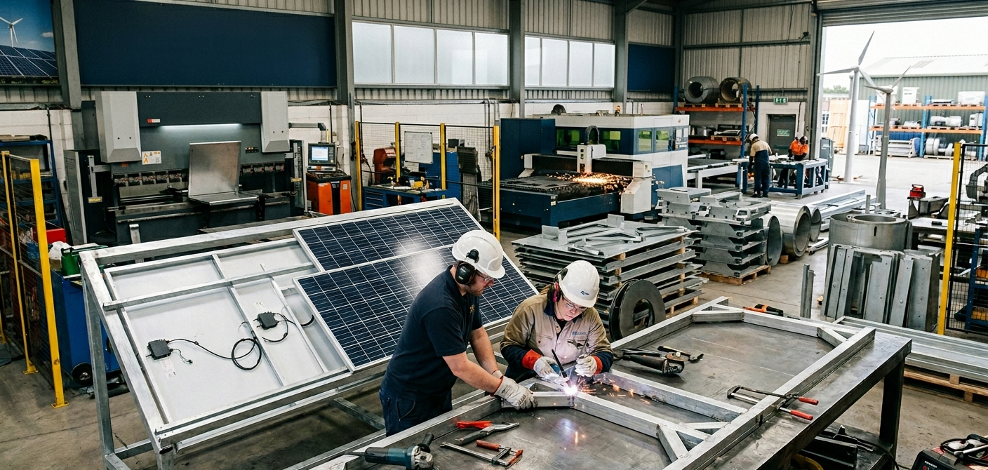 Sheet Metal Fabrication Services for Renewable Energy
