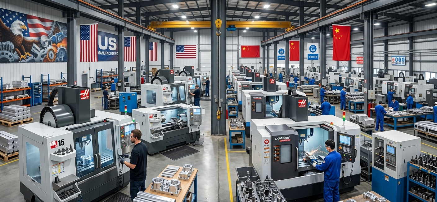 USA vs China CNC Machining Suppliers