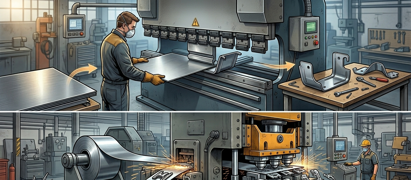 Sheet Metal Forming vs Stamping