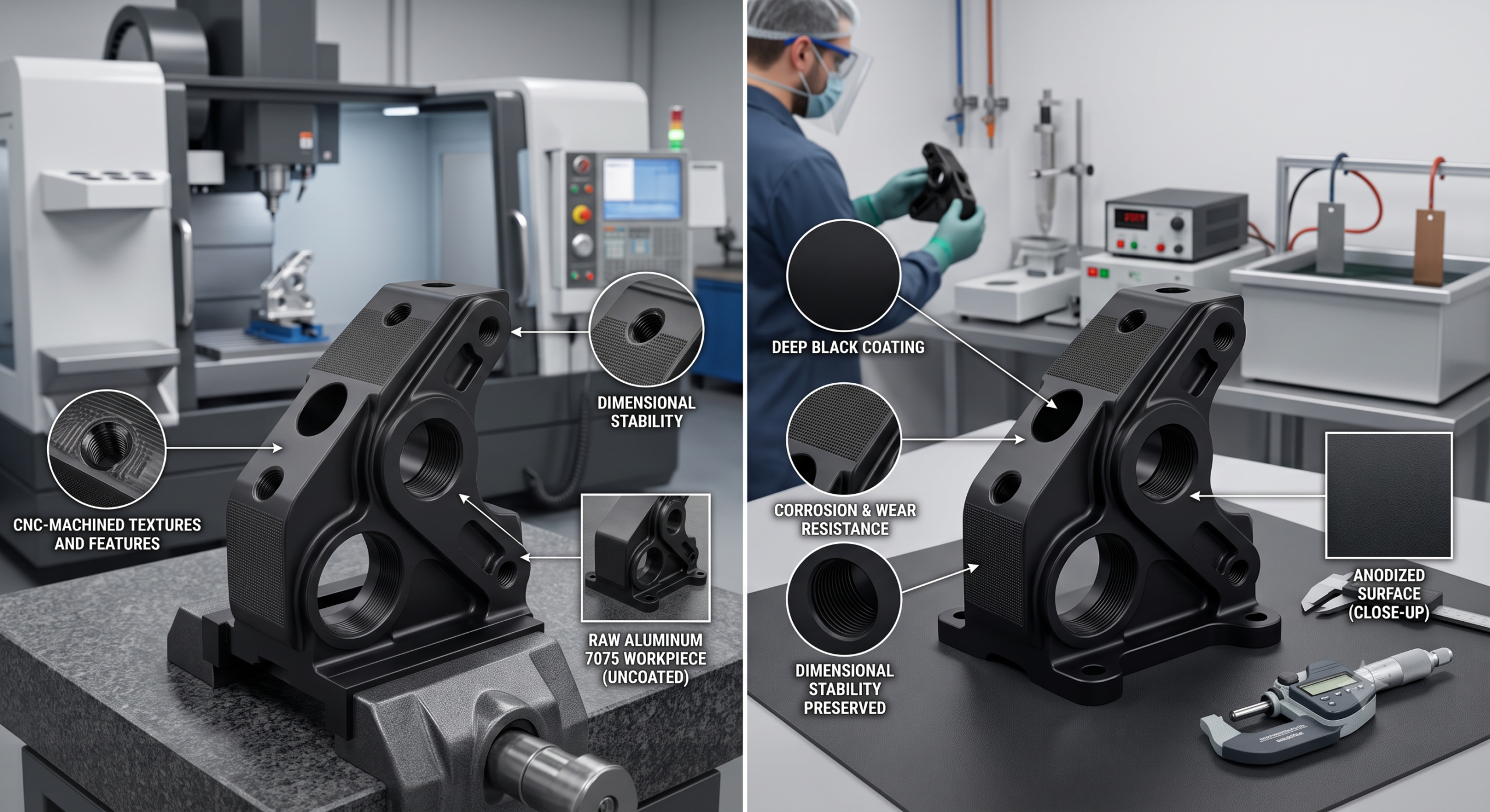 Black Anodizing for CNC Aluminum